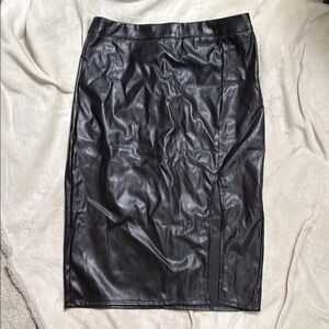 SHEIN Black Midi Pencil Skirt Night Out